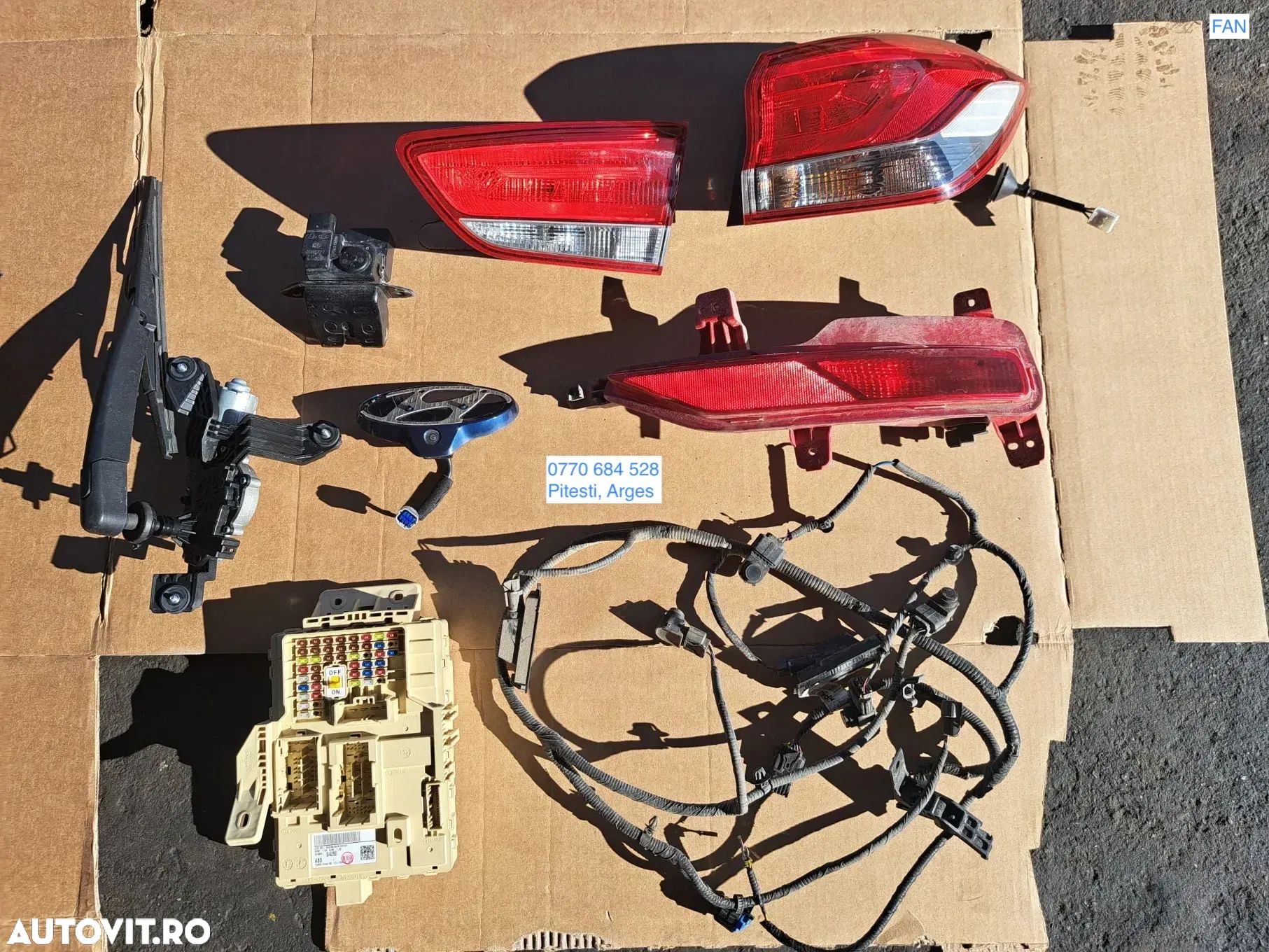 Hyundai i30 PD PDE gen 3 Lampa Stop aripa dr haion dr ceata dr Broasca haion Camera Video marsarier Ansamblu stergator spate Instalatie electrica senzori parcare Tablou sigurante - 1