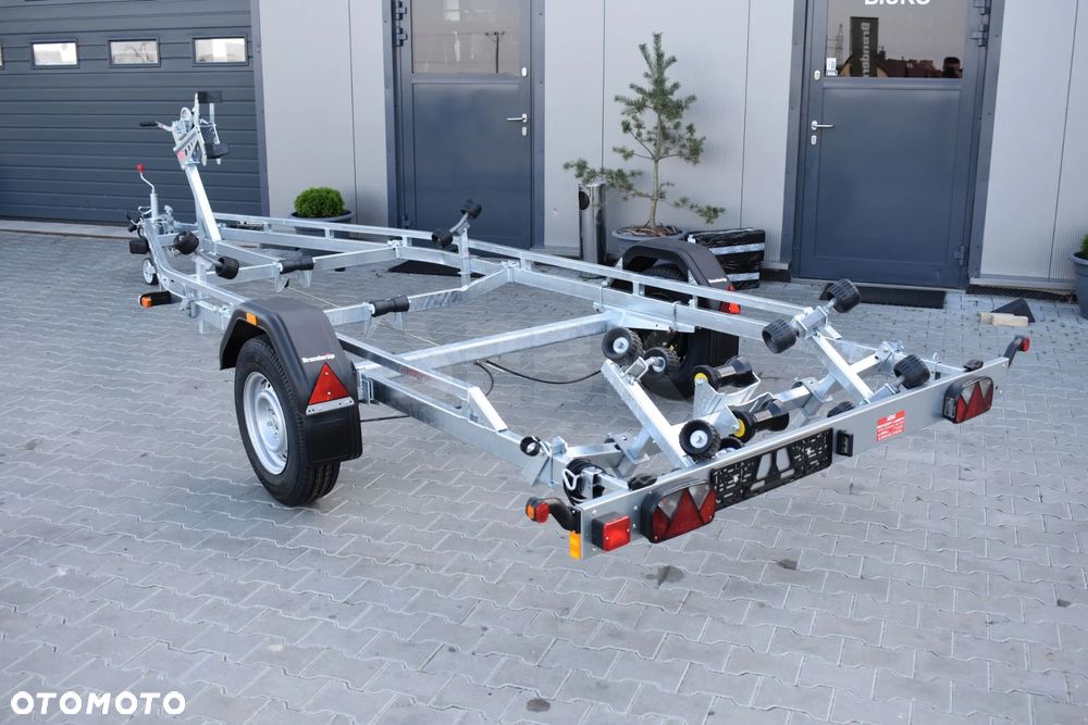 Brenderup Mocna przyczepa podłodziowa 221800B DMC 1800 kg. do łódki 6,5 m. - 5