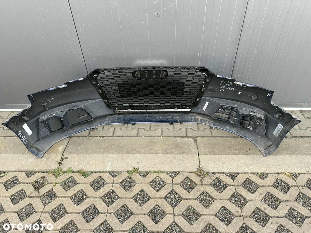 Audi A4 B9 Zderzak Przód Przedni Kompletny 6xPDC LX5H 15-19 - 6