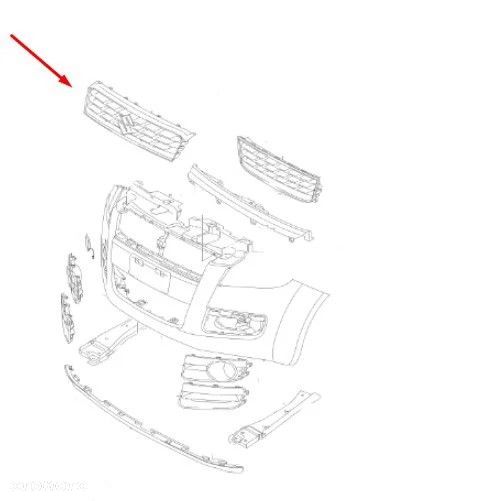 Atrapa Suzuki Splash 08-14r. grill przednia maskownica zderzaka znaczek 71741-51k00-5pk - 1