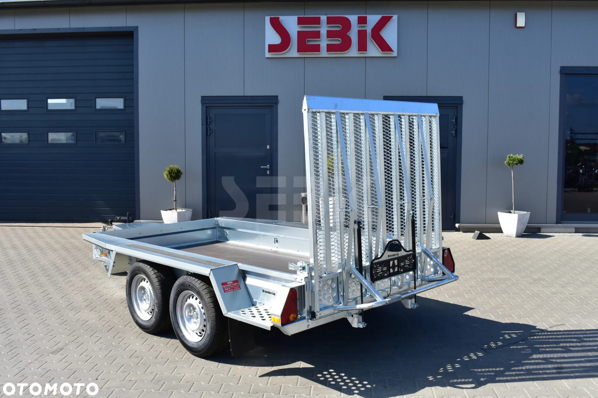 Brenderup Mocna przyczepa do minikoparki MT3080 DMC 2700 kg. - 4
