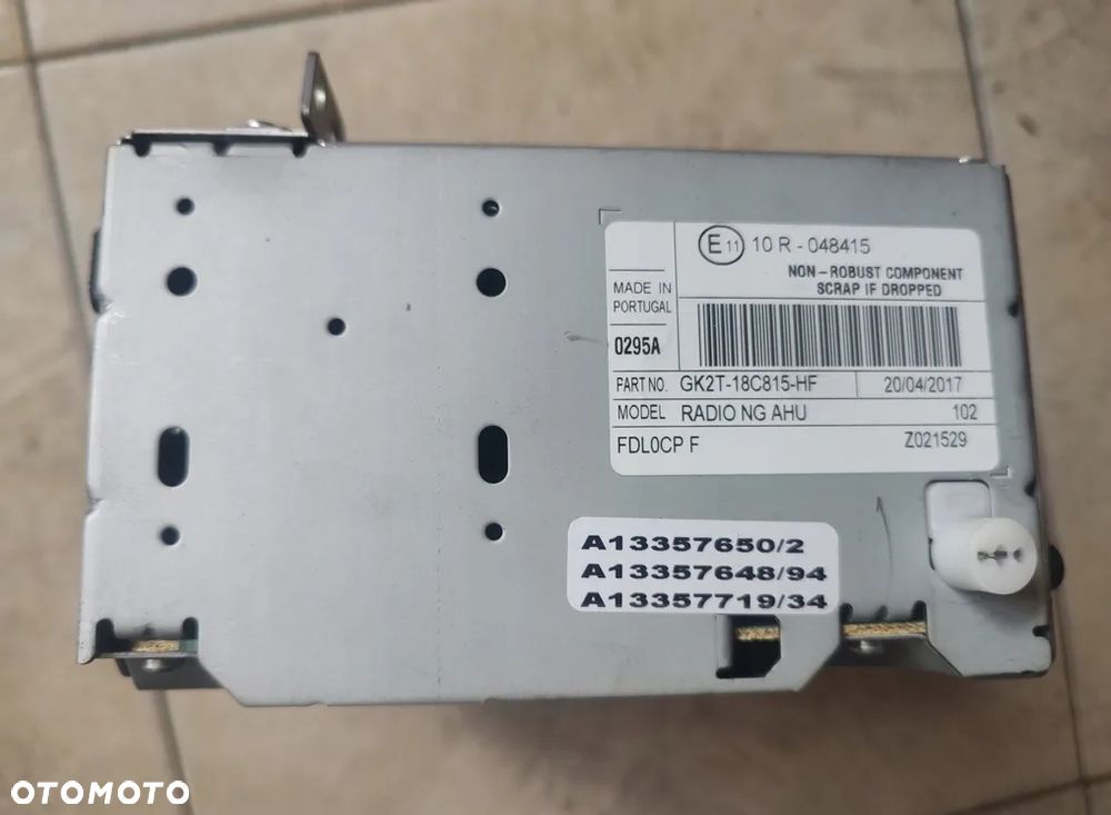 FORD TRANSIT MK8 CD RADIO NAVI GK2T18C815HF - 1