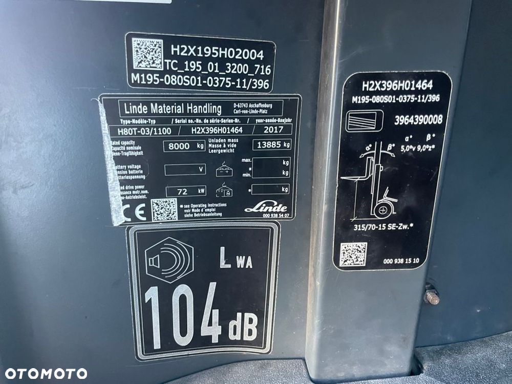 Linde H80T-03/1100 - 9