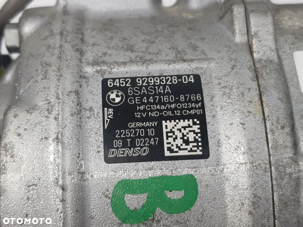 Kompresor Sprężarka klimatyzacji BMW B47 F10 F20 F22 F30 2.0d 9299328 - 3