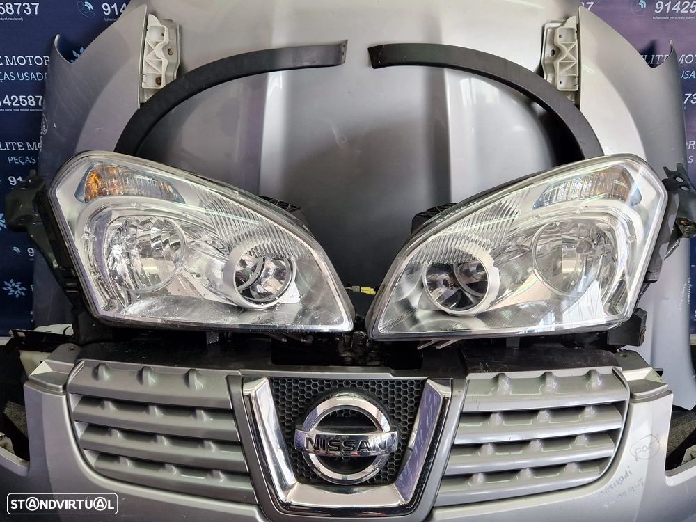 Frente completa usada NISSAN QASHQAI J10 1.6 capot parachoques guardalamas oticas radiadores - 7