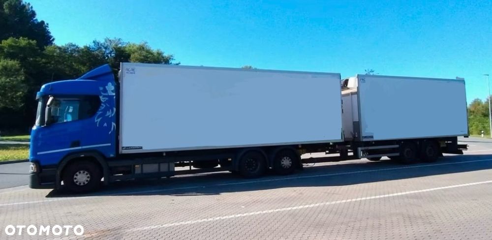 Scania R410 / ZESTAW / CHŁODNIA / LAMBERET / 6X2 / 36 EUROPALET / SERWISOWANY / AUTOMAT / SYPIALKA - 4
