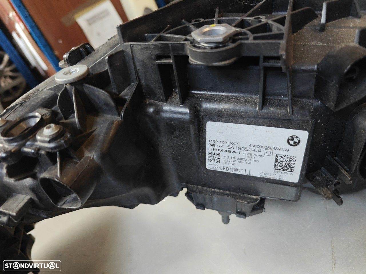 Farol Frente Direito / Otica Direita Bmw 4 (G22) 5A19352-04 Zkw 1192.1 - 5