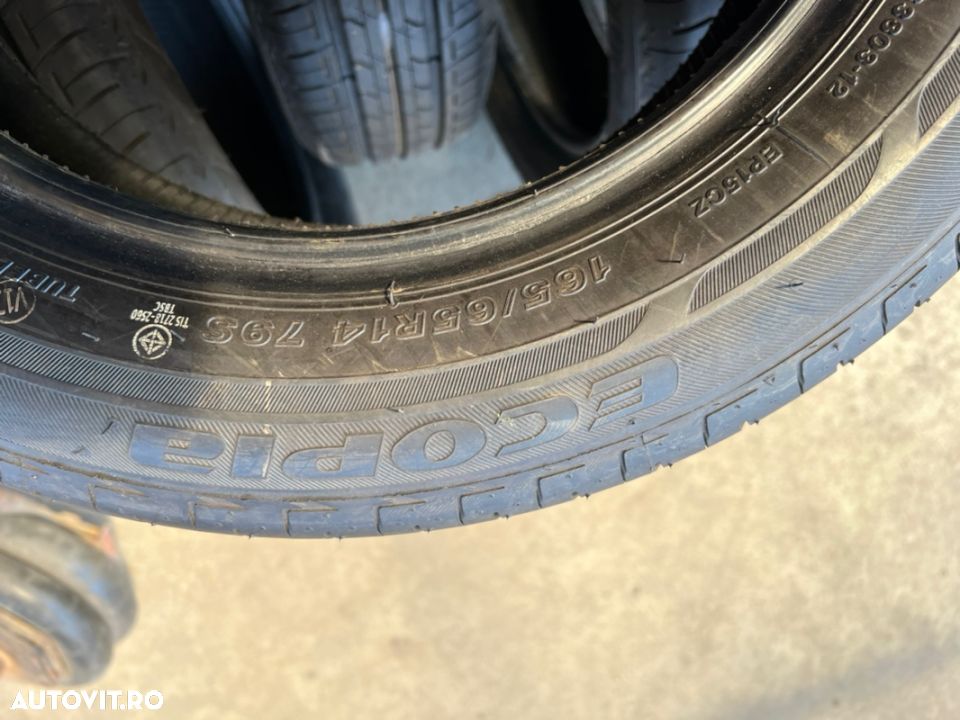 vand 4 anvelope 165/65/14 bridgestone de vară noi - 5