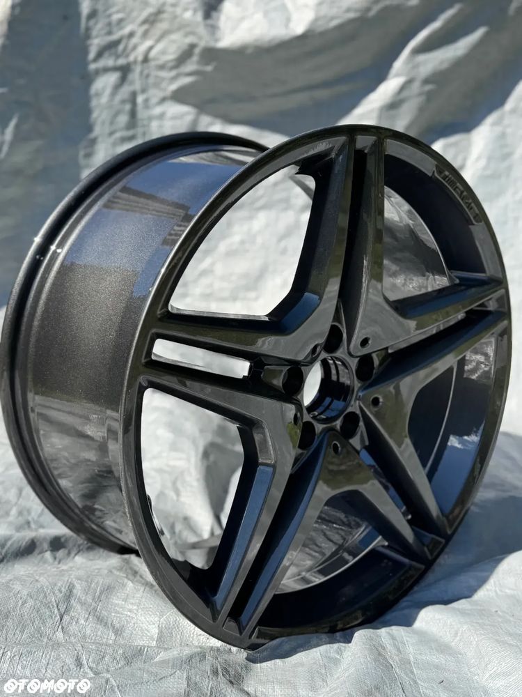 Oryginalne felgi Mercedes-Benz AMG 19” 5x112 czarny perłowy | W221 komplet - 1