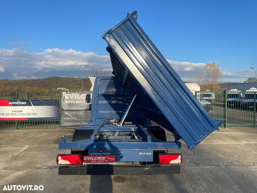 Mercedes-Benz Sprinter BASCULABIL AXA DUBLA SPATE Bena 3.8 m - 9