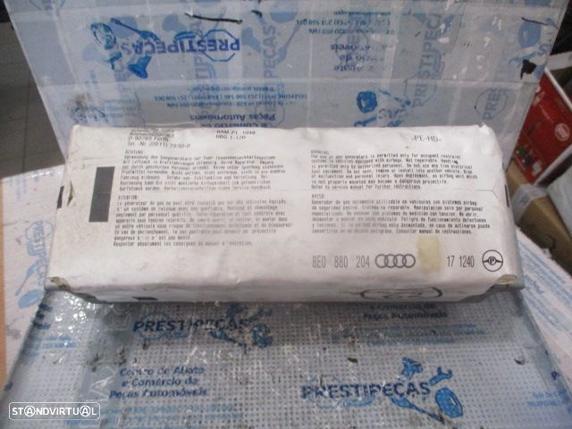 Kit Airbags 8E0880204  8E0959655 0285001400  8E0880201 AUDI A4 B6 2003 2.5TDI 4X4 180CV 4P PRETO SEM TABLIER - 2