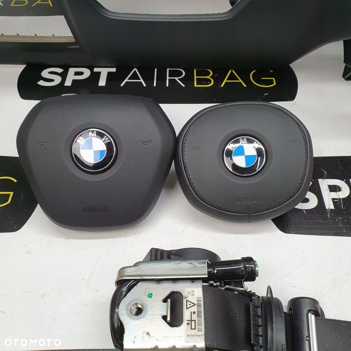 BMW G20 DESKA ROZDZIELCZA HEAD UP KONSOLA KOKPIT PULPIT PODUSZKI AIRBAG AIR BAG PASY KIT SET - 7
