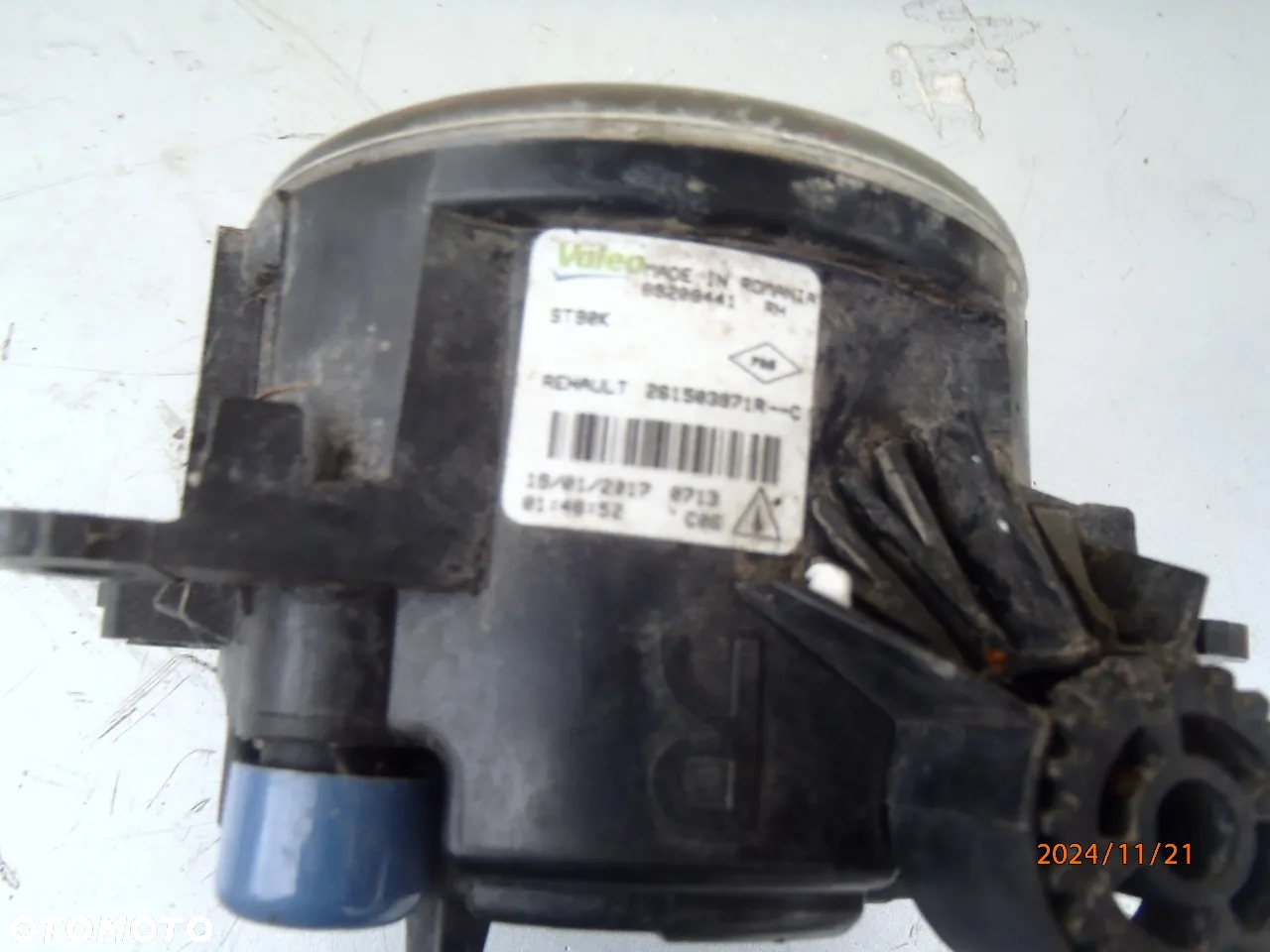 halogen światło przeciwmgielne prawy przód opel oryginał Opel Vivaro B Talento 15-21 renault master captur talisman scenic 4 scenic 3 kadjar trafic valeo 261503971R-c  89208441 - 2