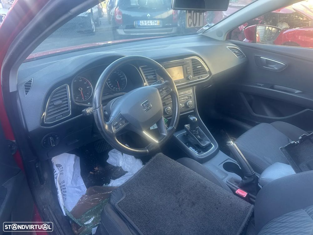 SEAT LEON SC 1.2 TSI 3 PORTAS DE 2015 MOTOR CJZ CAIXA DSG CENTRO DE ABATE EM FIM DE VIDA - 5