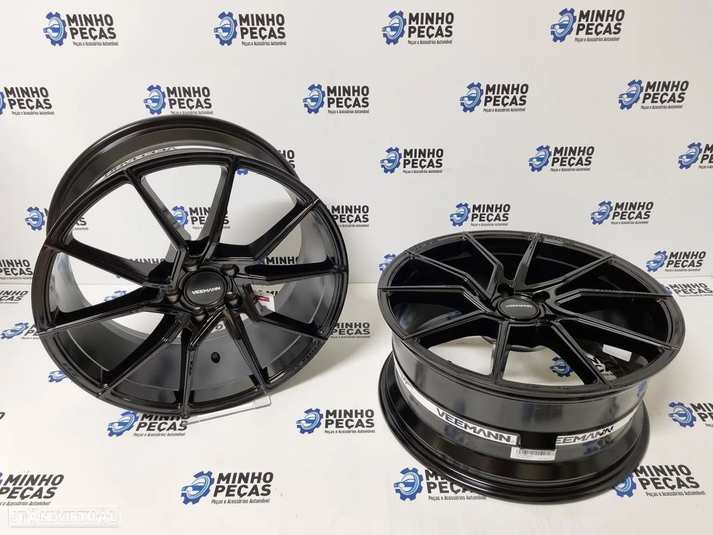 Jantes Veemann (V-FS52) em 19 (5x112) Preto Brilho - 4