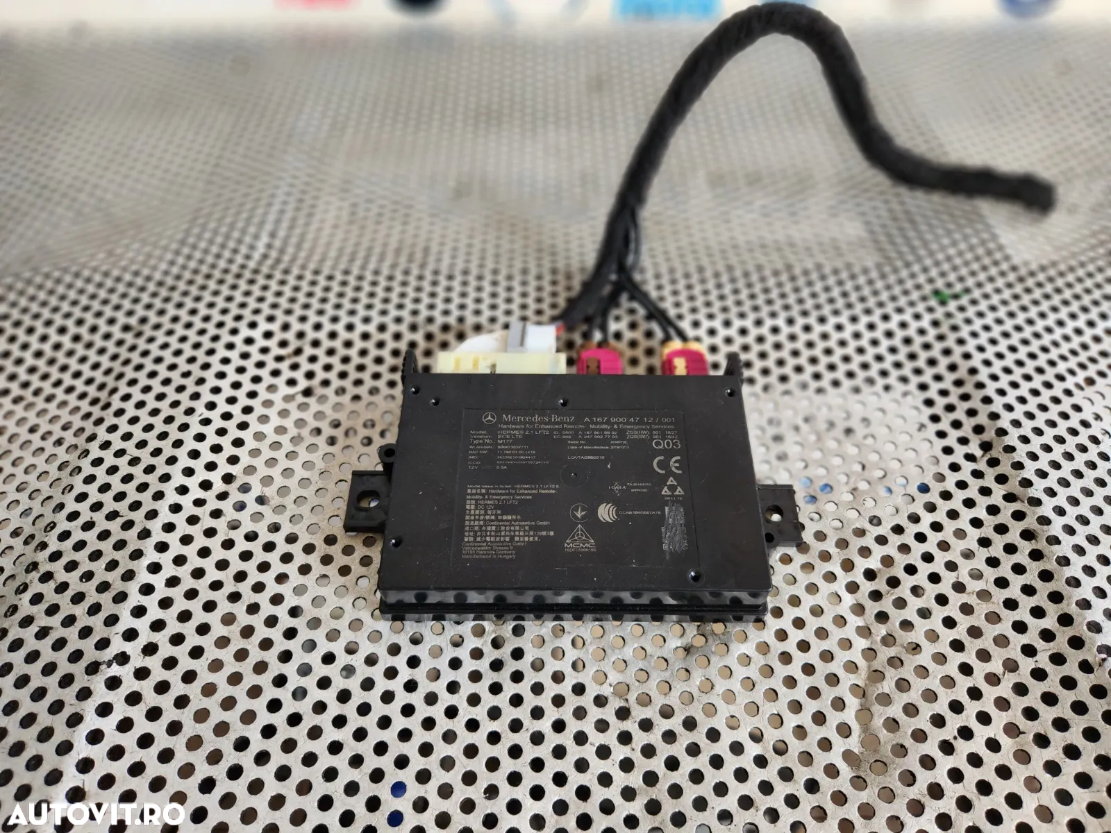Calculator Modul ECU Control Bluetooth Mercedes C Class E Class W213 W238 GLC W253 X253 Cod A1679004712 Dezmembrez Mercedes GLC X253 W253 Volan Stanga Motor 654.920 - Dezmembrari Arad - 4