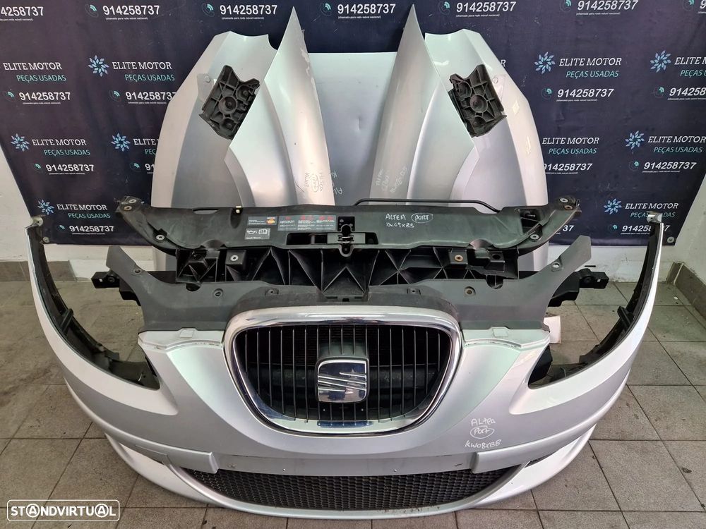 Frente completa usada SEAT ALTEA TOLEDO 2.0 TDI capot parachoques guardalamas oticas radiadores - 4