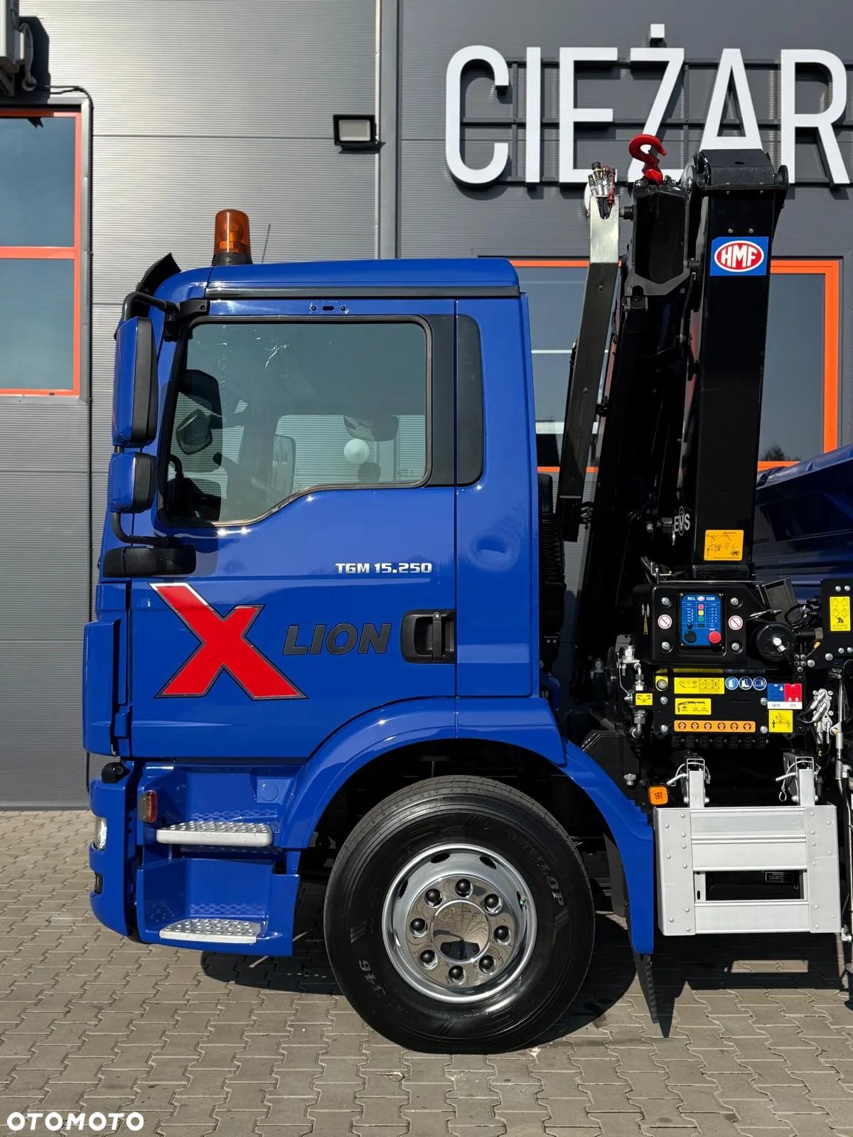 MAN TGM TGL 15.250 / E6 / wywrotka 3-S + HMF żuraw z pilotem / HDS dzwig kran crane kiper kipper - 31