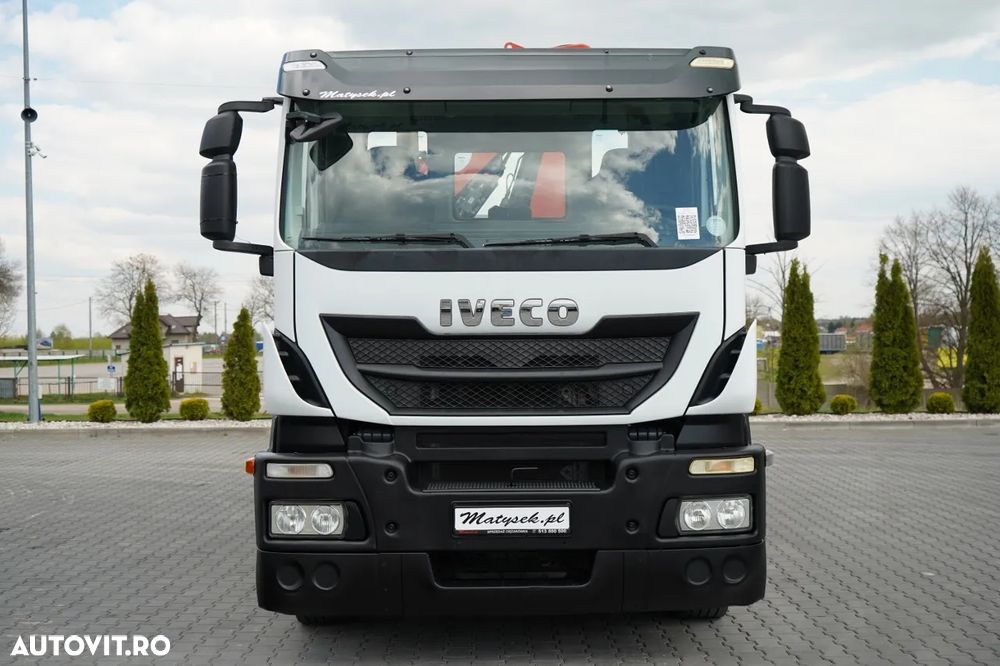 Iveco STRALIS / 310 / 4x2 / BASCULĂ - 5,3 M / HDS FASSI 135 - 8 M / EURO 6 - 13