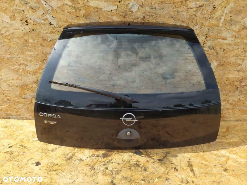 KLAPA POKRYWA BAGAŻNIKA CZARNA OPEL CORSA C - 2