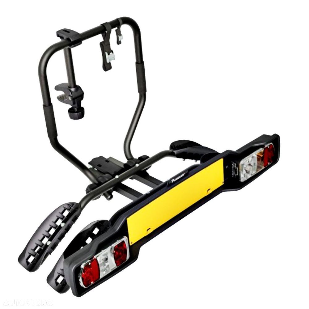Suport 2 biciclete Peruzzo Siena 669N cu prindere pe carligul de remorcare, Negru - 1