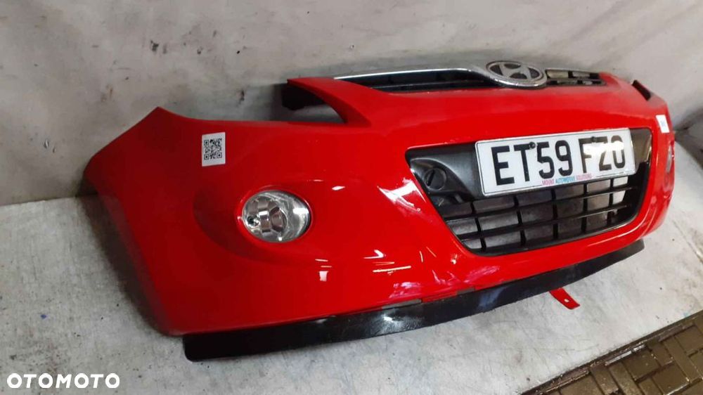 ! ZDERZAK PRZÓD PRZEDNI DO HYUNDAI I20 CZERWONY HALOGENY - 4