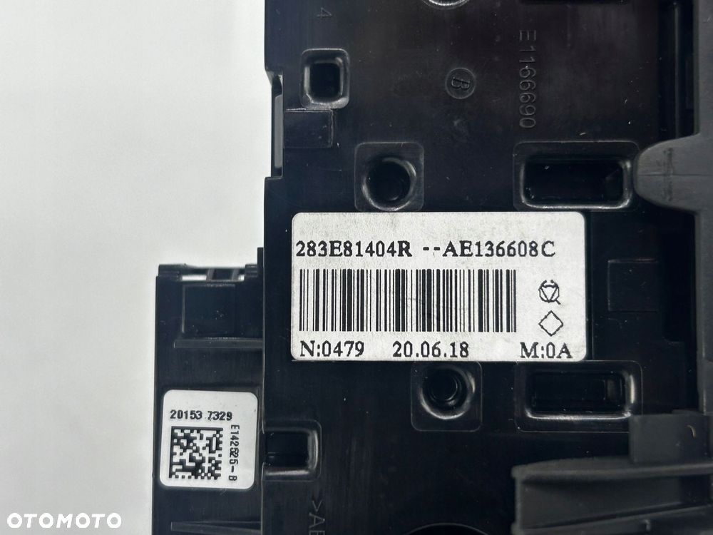 panel przycisków / przełączników renault trafic iii 283e81404r - 9