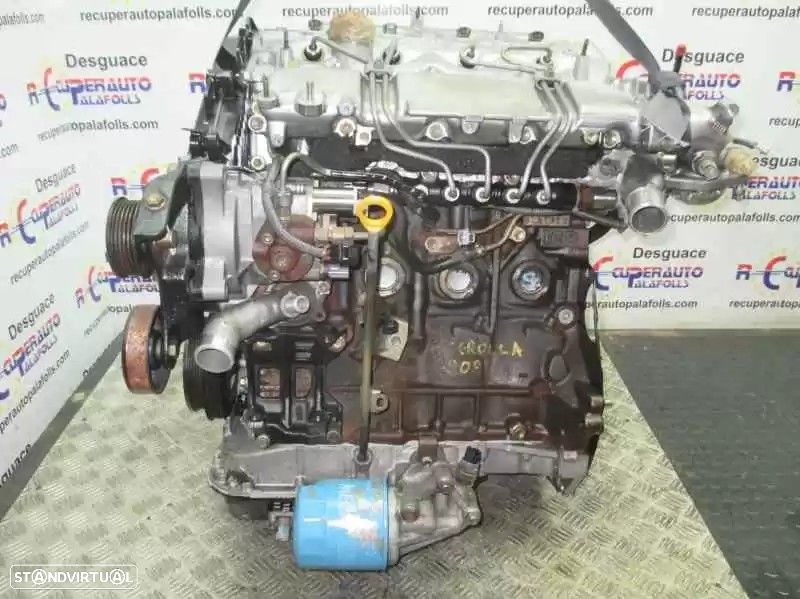 MOTOR COMPLETO TOYOTA COROLLA 2003 -1CD-FTV - 4