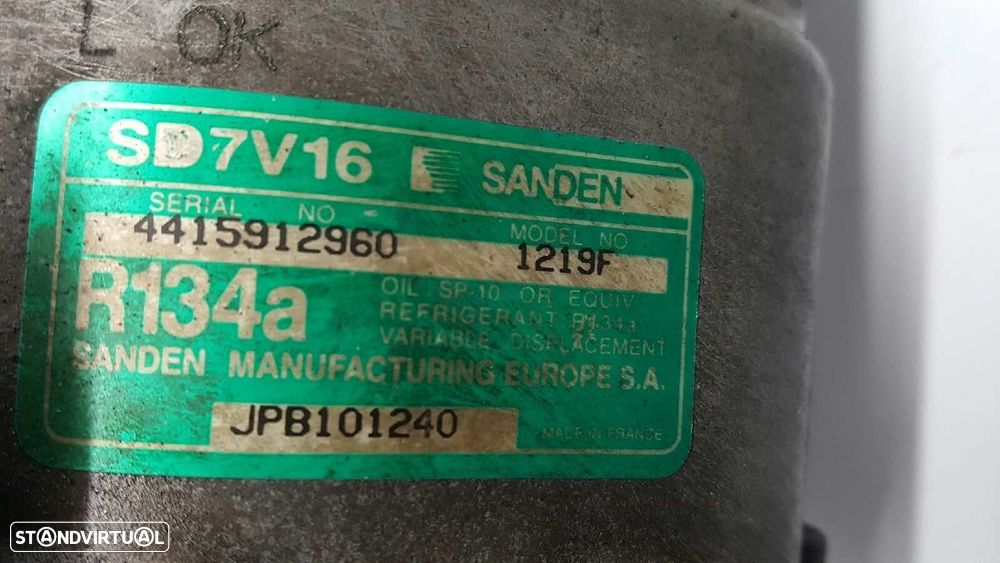 COMPRESSOR DE AR CONDICIONADO MG ROVER SERIE 25 (RF) CLASSIC (3-PTAS.) - 3