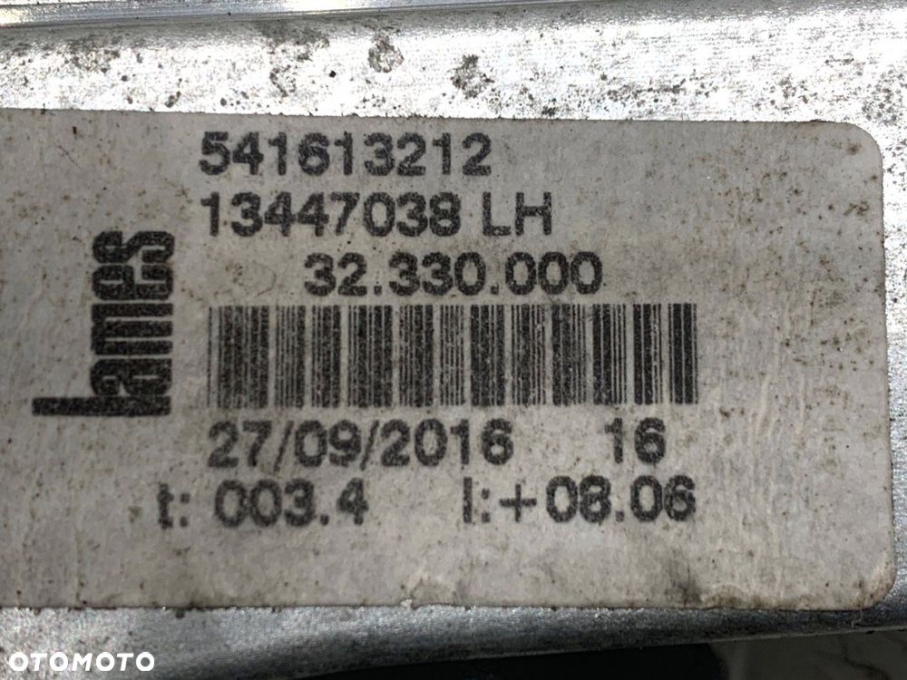 PODNOŚNIK SZYBY LEWY PRZÓD  OPEL CORSA E (X15) 2014 - 2022 1.4 (08, 68) 66 kW [90 KM] benzyna 2014 - 6