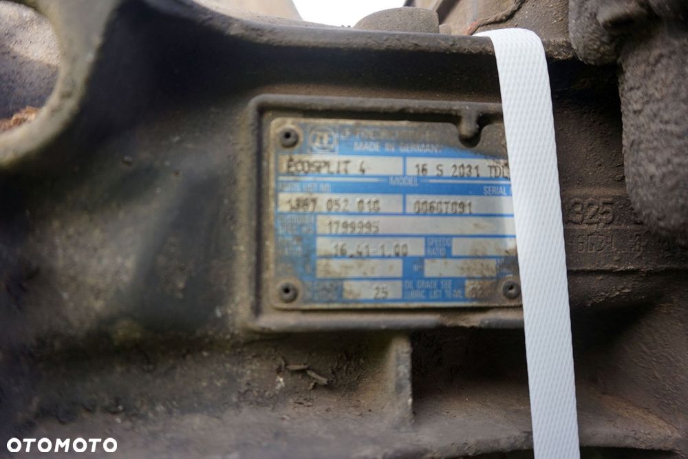SKRZYNIA BIEGÓW MANUALNA XF CF EURO 5 1799995 1367052010 TDL 16.41-1.00 ECOSPLIT 4 16S DAF - 19