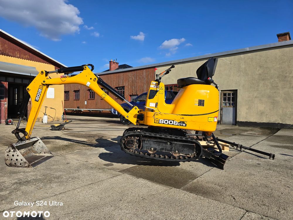 JCB Jcb 8008 cts 2018 rok tylko 207 moto godzin jak NOWA 4 Łyżki ideał dostawa - 16