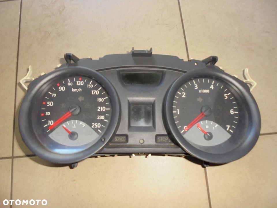 LICZNIK ZEGAR MEGANE II 1.6 16V AUTOMAT 8200306551 - 2