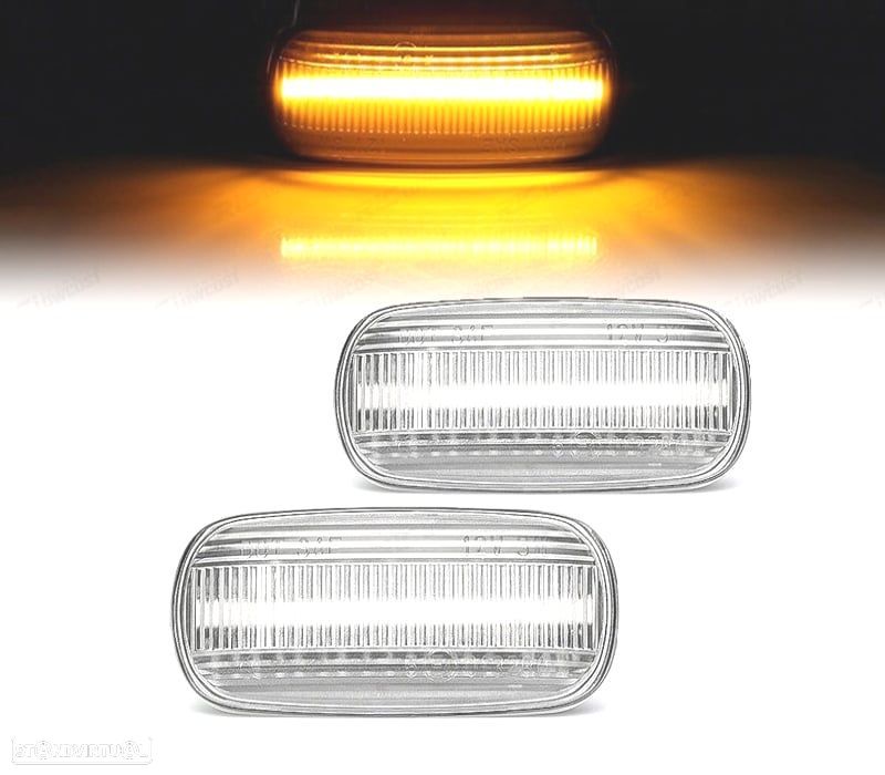 PISCAS LATERAIS LED BRANCOS PARA AUDI A4 B6 00-04 A4 B7 11.04-08 - 1