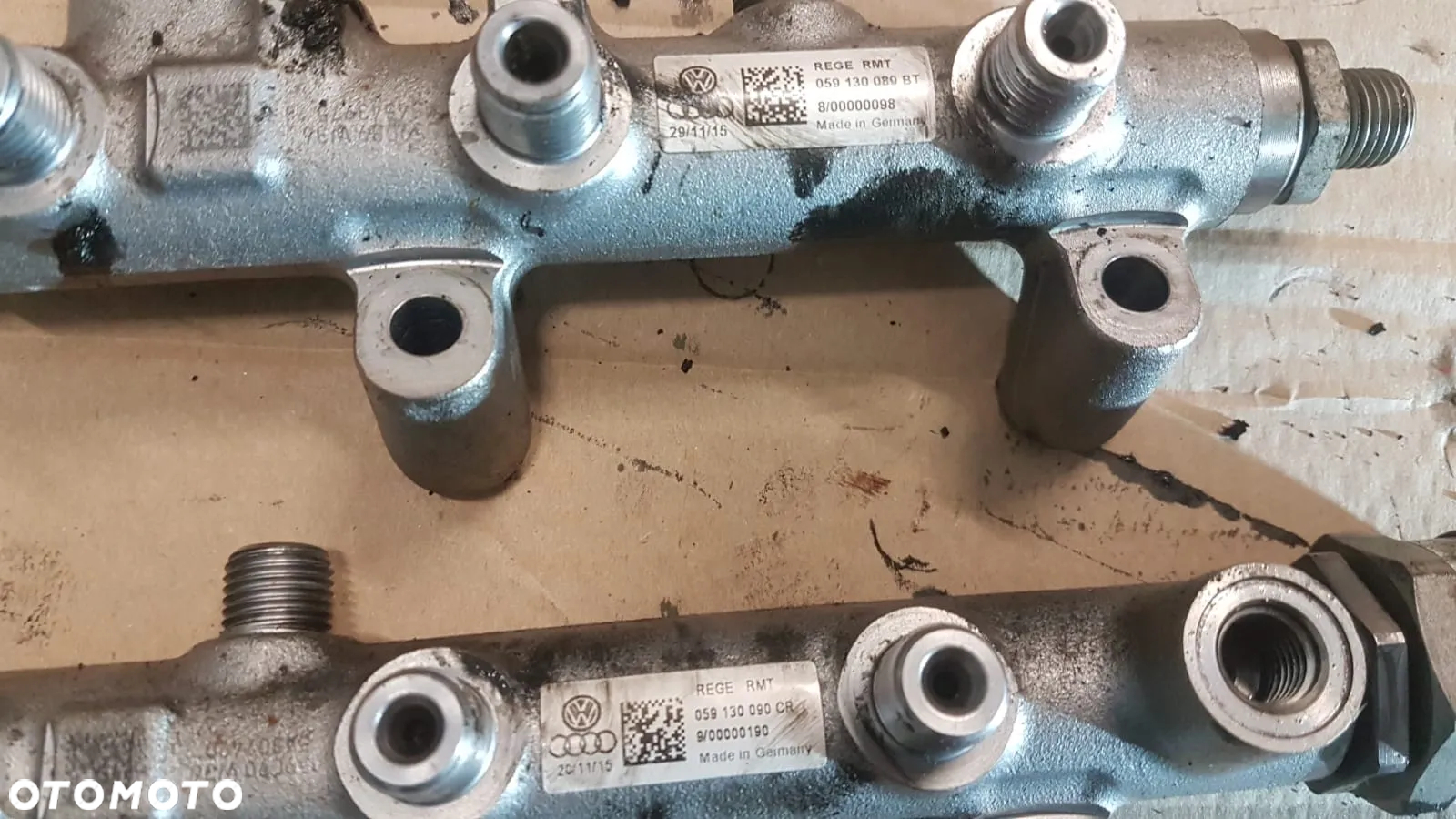 Audi C7 3.0 BiTurbo Listwa paliwa regulator 059130090CR 059130089BT  057130764AM - 4