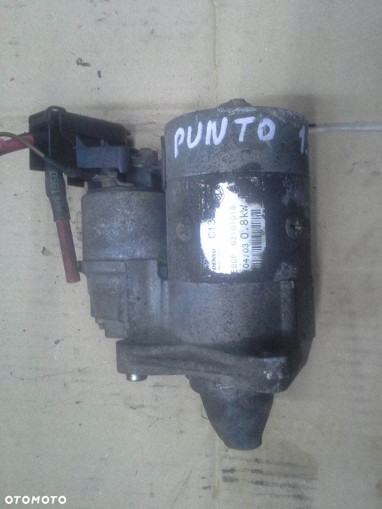 Fiat Punto II 1.2 rozrusznik Denso 63101018 - 1