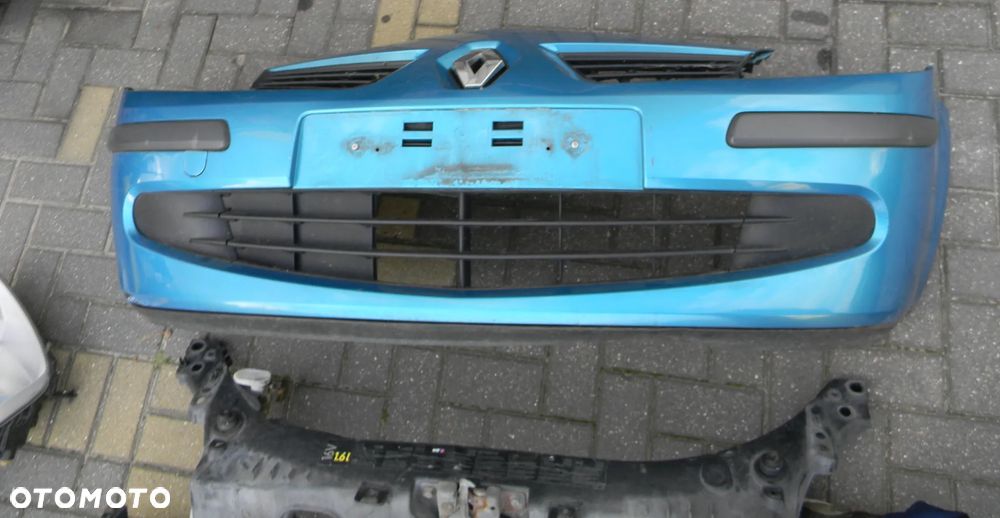 RENAULT MODUS TEJ42 maska silnika zderzak pas kompletny przód - 6