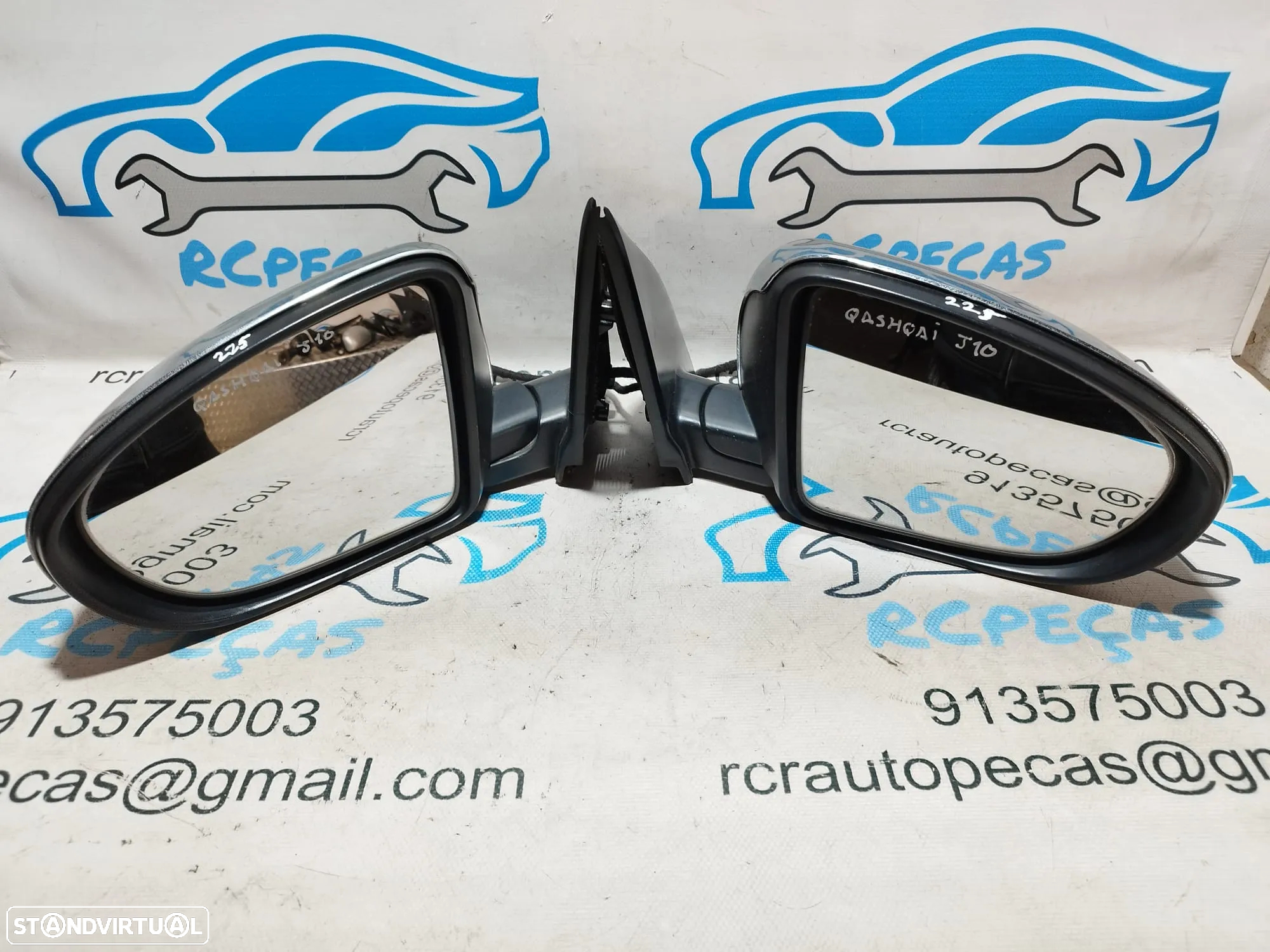 Retrovisor  Nissan Qashqai J10 espelho esquerdo direito eletricos - 5