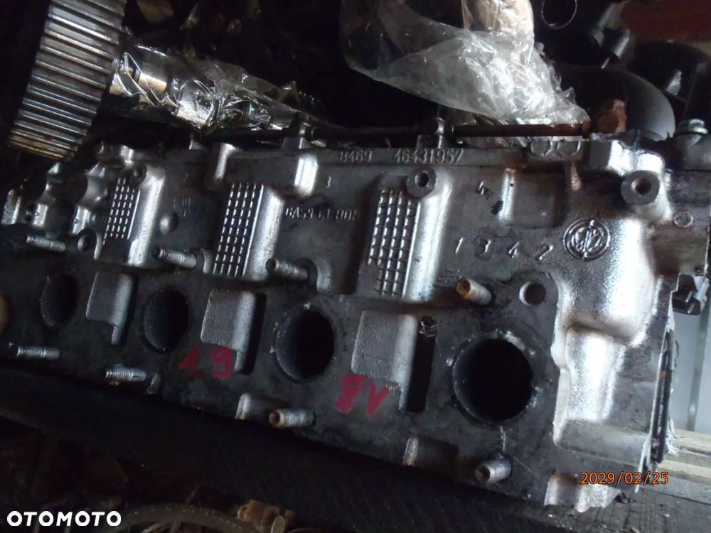 silnik głowica fiat doblo punto bravo II croma marea stilo alfa 147 156 vectra astra zafira 1.9 8v - 12