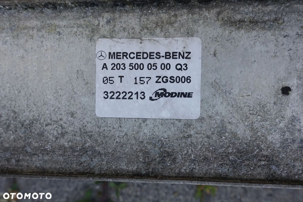 WENTYLATOR INTERCOOLER MERCEDES W203 2.2 CDI - 8