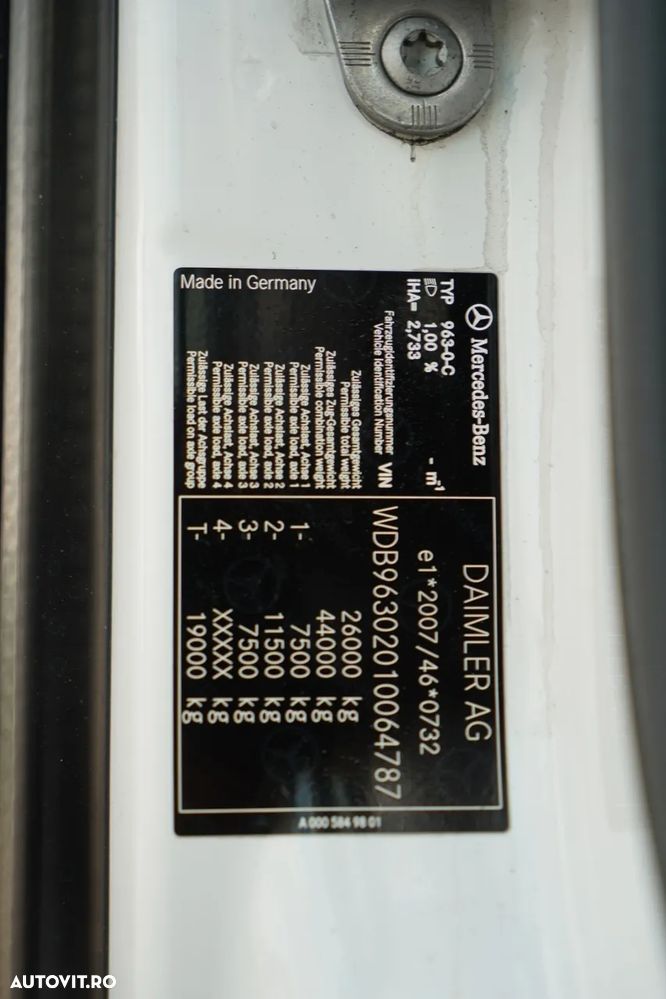 Mercedes-Benz ACTROS 2545 / CORTINĂ  8,8 m / DHOLLANDIA LIFT - 2.000 KG / PODEA REZISTENTĂ / PUNȚ DE DIRECȚIE / EURO 6 - 38