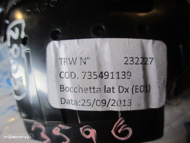 Grelha Friso 735491139 735585167 FIAT PANDA 3 2013 1.2I 70CV 5P CINZENTO DRT GRE DE VENTILAÇÃO - 3