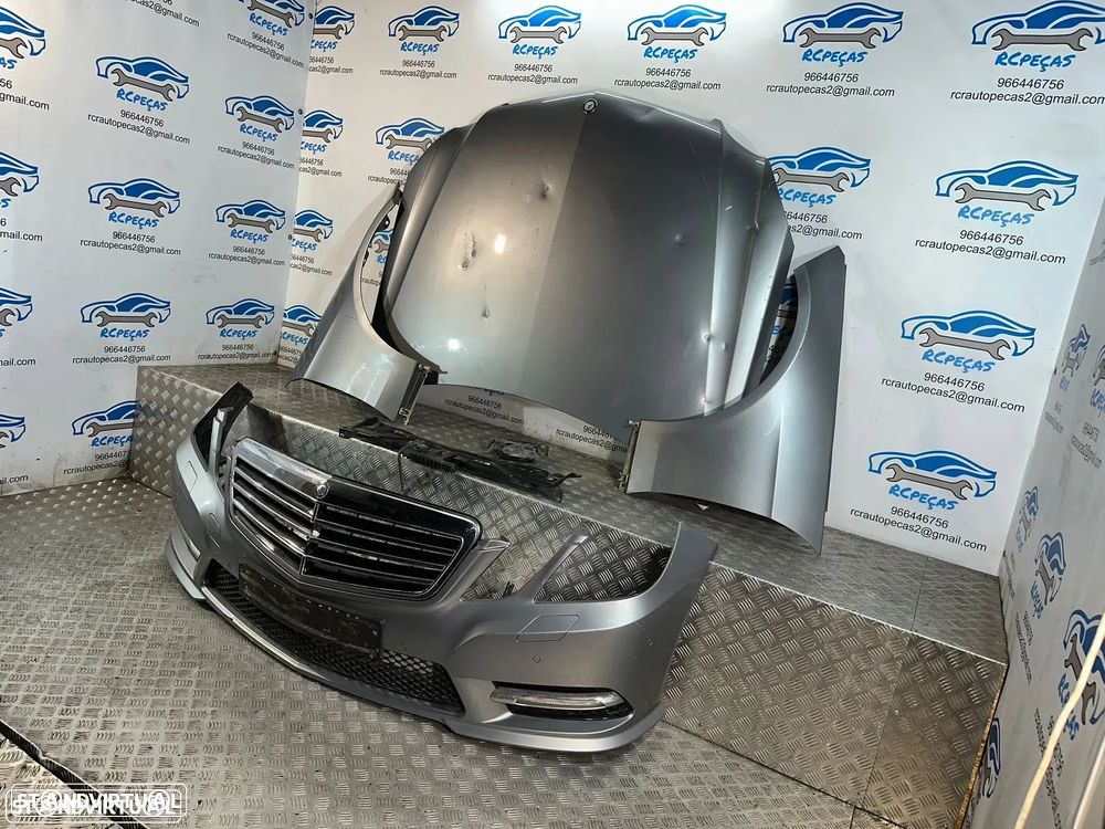 Mercedes Benz W212 Classe E Sport Frente Completa Diesel (2008 - 2016) - Parachoques parachoque guarda lama lamas farol capot capo capô reforço fibra - 1