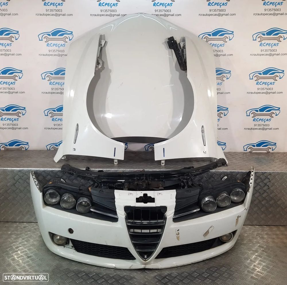 .FRENTE COMPLETA ALFA ROMEO 159  CAPOT PARACHOQUES GUARDA-LAMAS OTICAS RADIADOR VENTILADOR FRENTE FIBRA REFORÇO SPIDER 939 BRERA - 1