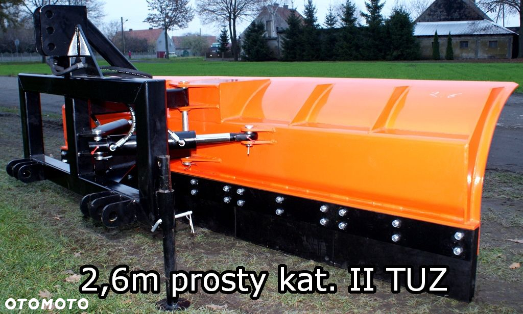 Pług śnieżny do śniegu PROSTY KOMUNALNY euroramka TUZ METAL TECHNIK 1,5m 1,56m 1,85m 2m 2,08m 2,6m 3 - 10