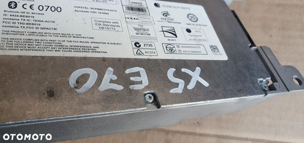 Moduł sterownik bluetooth BMW X5 E70 9257161 - 8