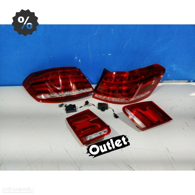 R011105C1 FAROLINS TRASEIROS LED DINÂMICO PARA MERCEDES W212 09-13 RED CRYSTAL - 6