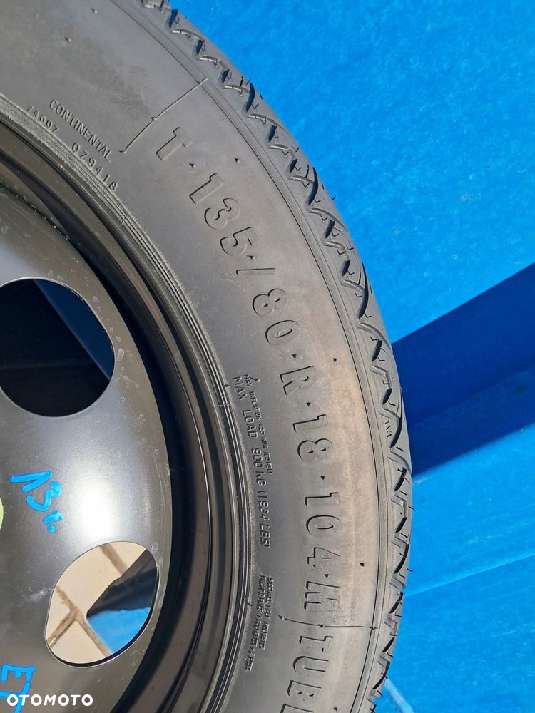 peugeot 508 citroen c5 koło zapasowe dojazdówka 135/80r18 5x108 2013 rok - 4