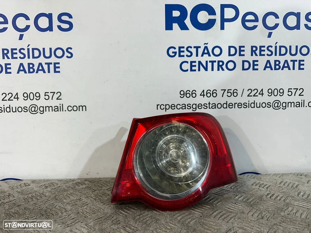 .Conjunto Farolins Tras Traseiro Esquerdo Direito Original LED Volkswagen VW Passat B6 3C5945096H 3C5945095H 2005 - 2010 - 9