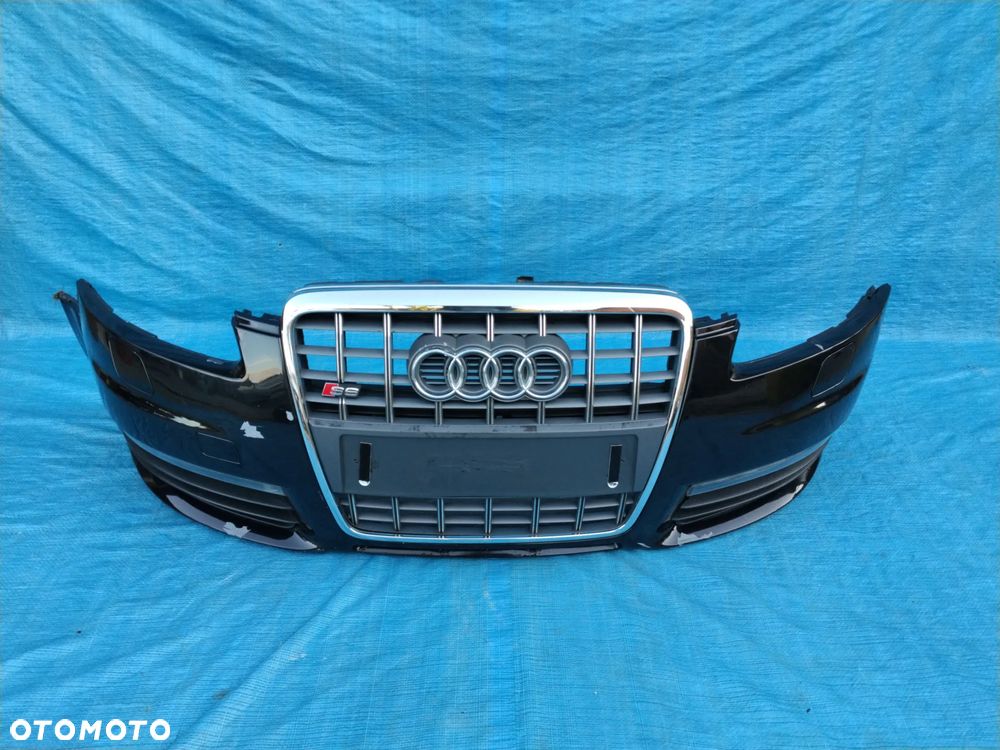 61F Zderzak przód przedni kompletny audi A6 S6  C6 SPRYSKI  wysyłka - 27